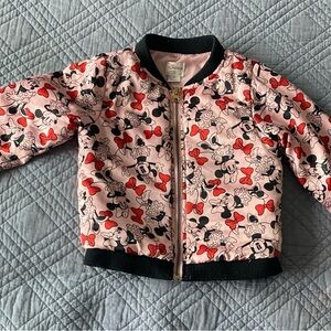 Disney Pink Jacket with Gold Zipper